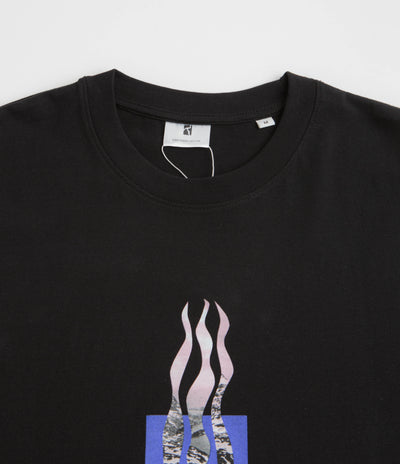 Poetic Collective Flames T-Shirt - Black