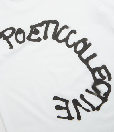 Poetic Collective Spray T-Shirt - White