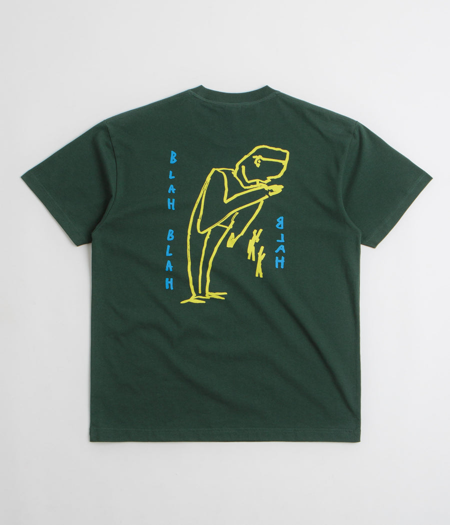 Polar Blah Blah Blah T-Shirt in Dark Green