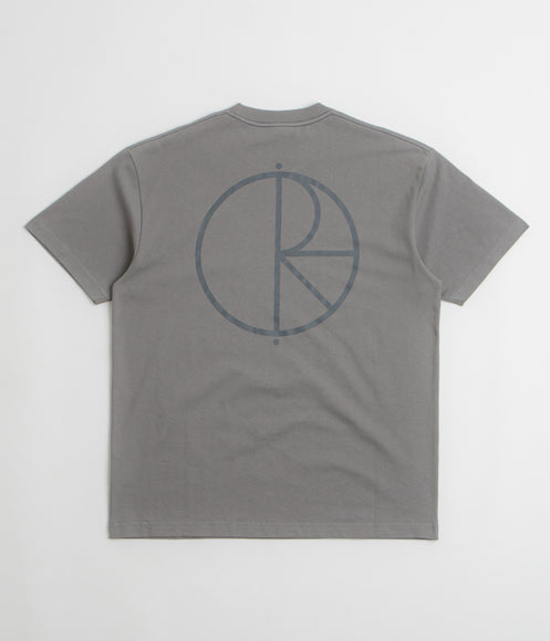 Polar Contrast Stroke Logo T-Shirt - Grey