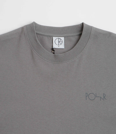 Polar Contrast Stroke Logo T-Shirt in Grey