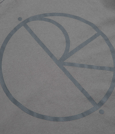 Polar Contrast Stroke Logo T-Shirt in Grey