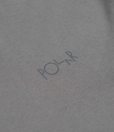 Polar Contrast Stroke Logo T-Shirt in Grey