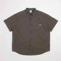 Polar Mitchell Short Sleeve Shirt - Black / Green thumbnail