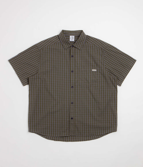 Polar Mitchell Short Sleeve Shirt - Black / Green