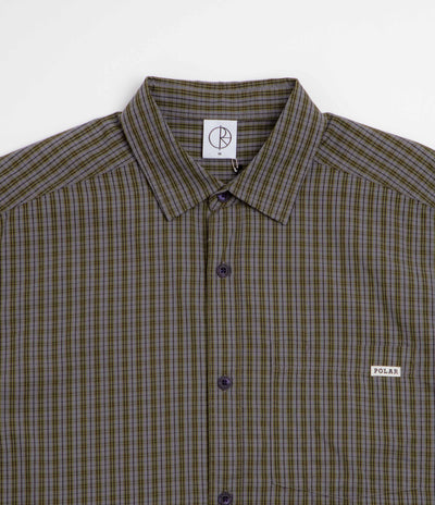Polar Mitchell Short Sleeve Shirt - Black / Green