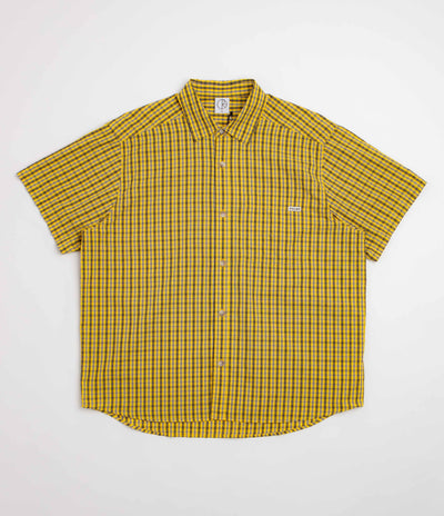 Polar Mitchell Short Sleeve Shirt - Lemon / Black