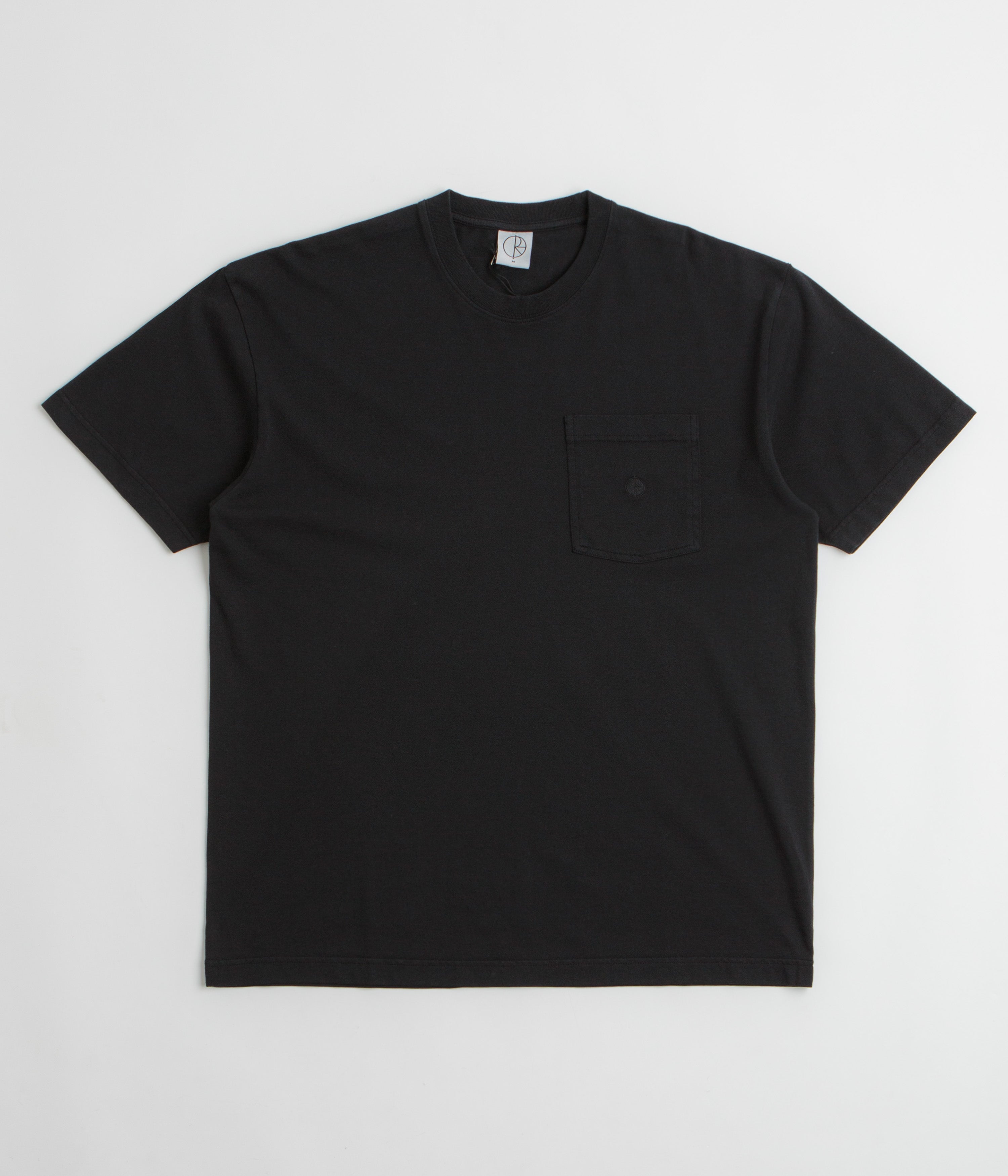 Polar Pocket T-Shirt in Black and Black