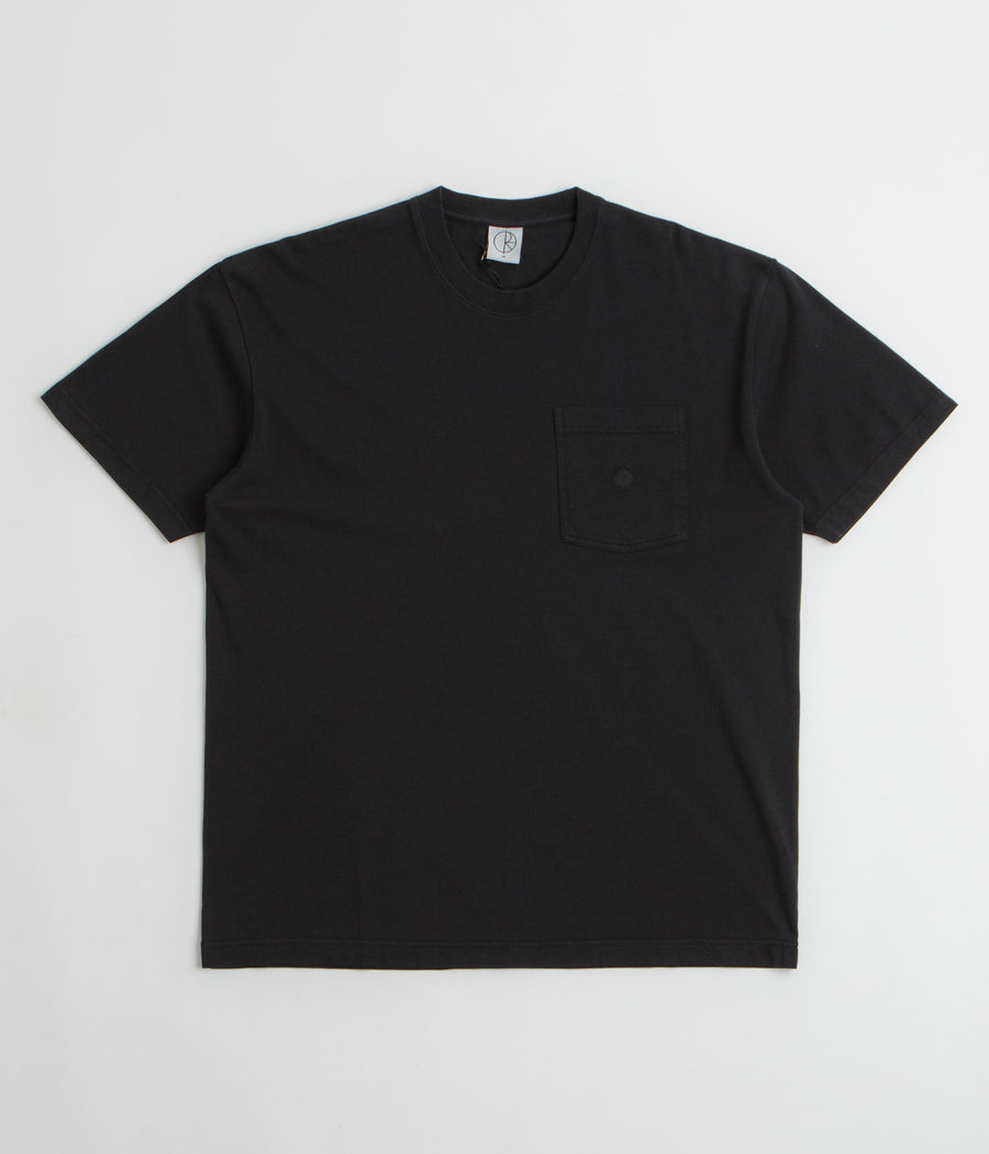 Polar Pocket T-Shirt in Black and Black