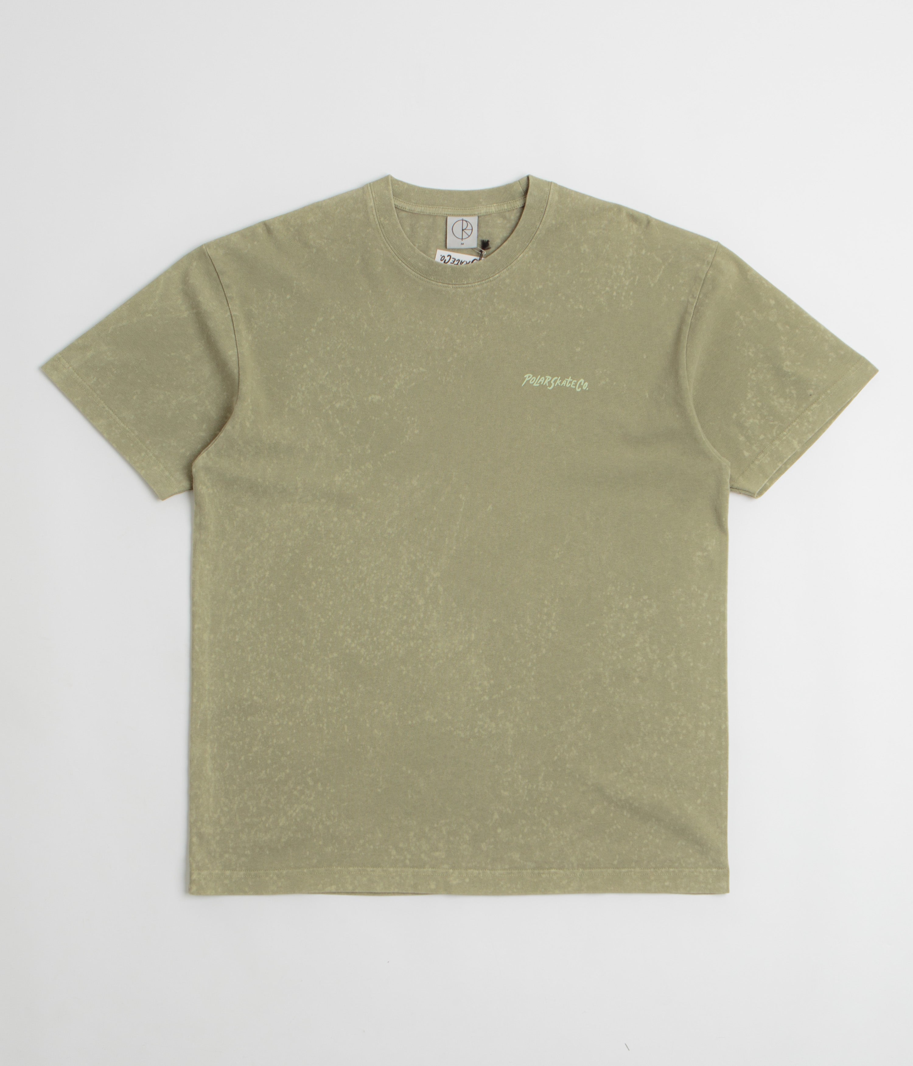 Polar Surf Logo Acid T-Shirt in Light Green