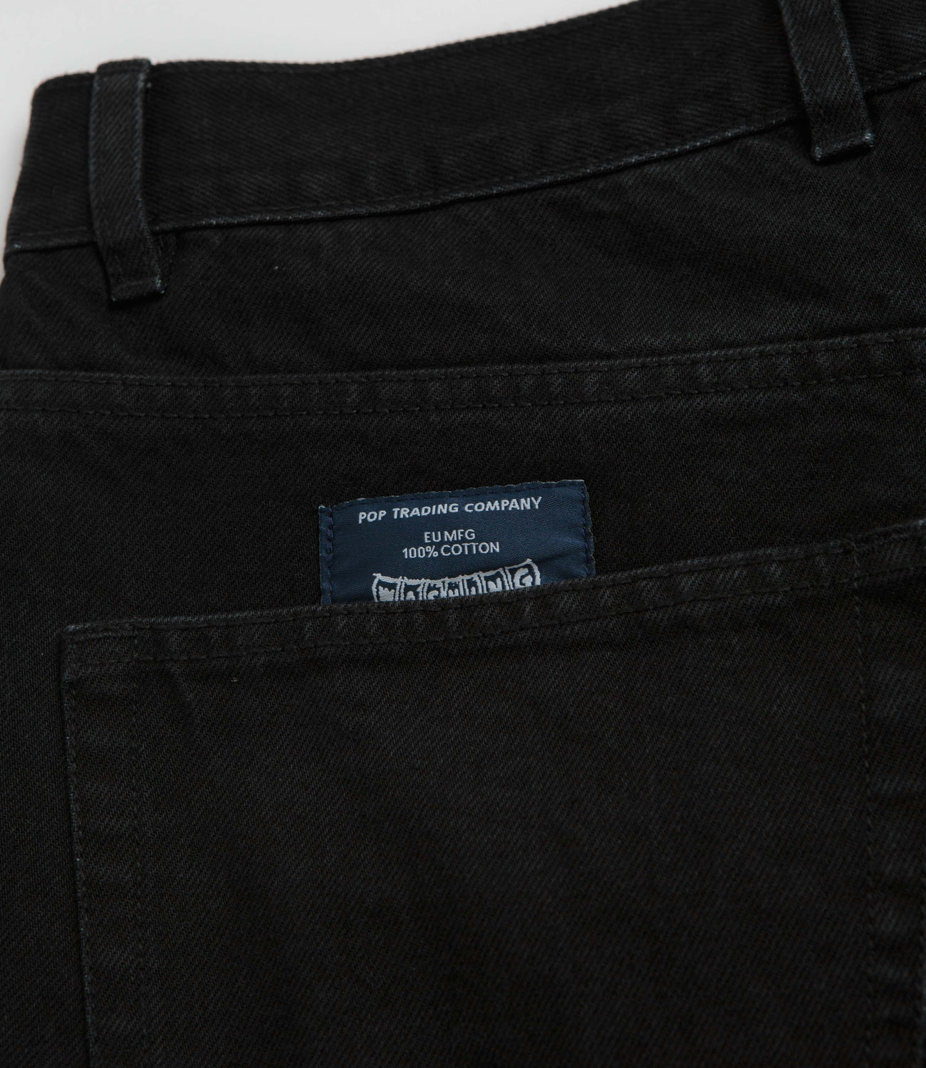 Pop Trading Company DRS Denim Pants - Black | Flatspot