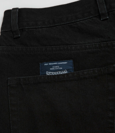 Pop Trading Company DRS Denim Pants in Black