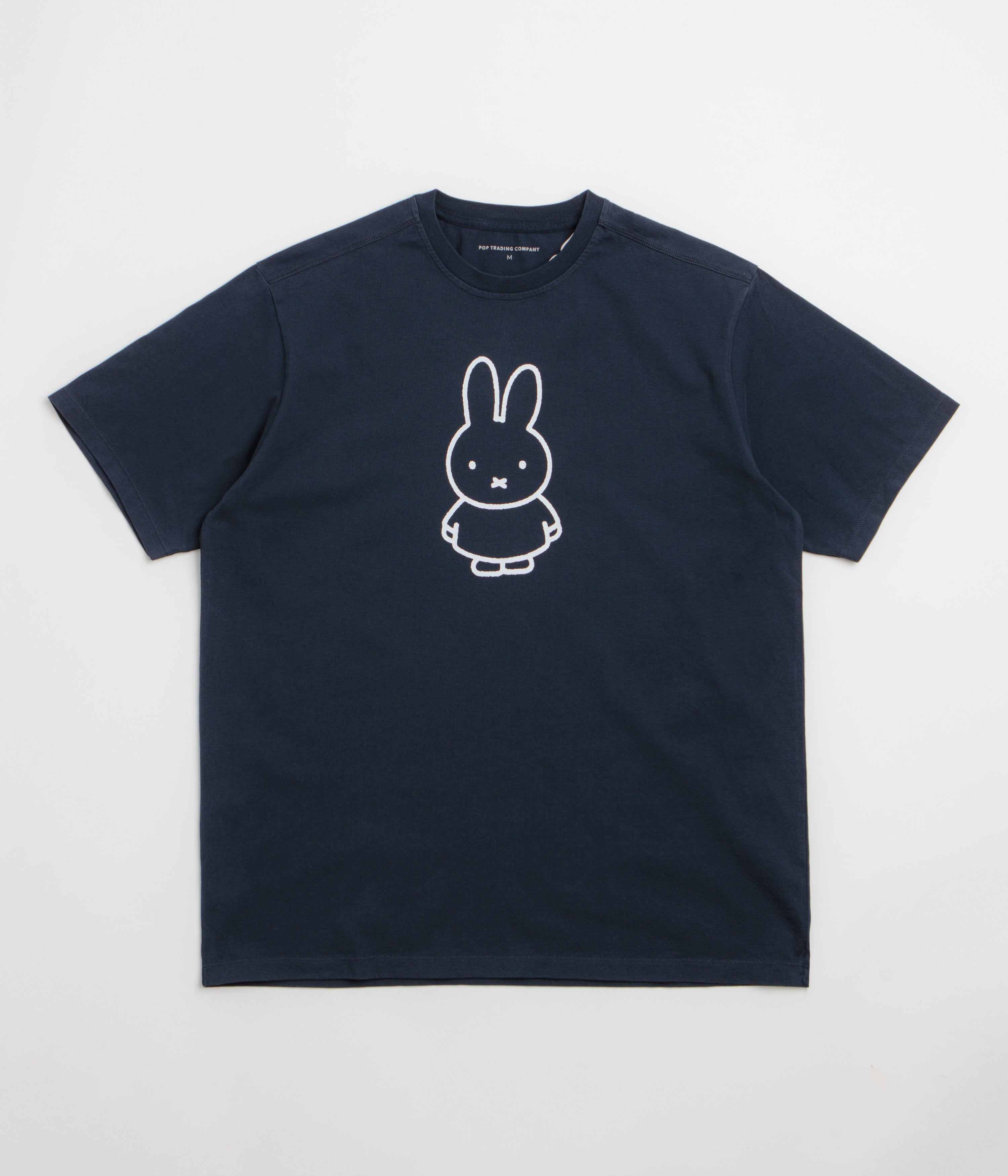 Pop Trading Company x Miffy FS BS Logo T-Shirt - Navy