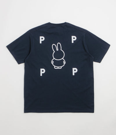 Pop Trading Company x Miffy FS BS Logo T-Shirt - Navy