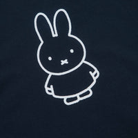 Pop Trading Company x Miffy FS BS Logo T-Shirt - Navy thumbnail