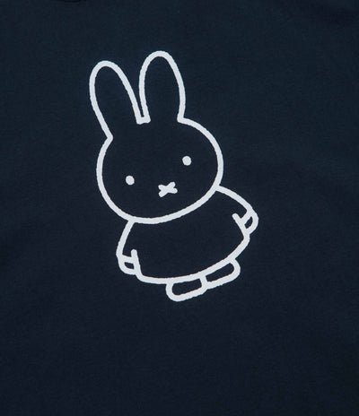 Pop Trading Company x Miffy FS BS Logo T-Shirt - Navy