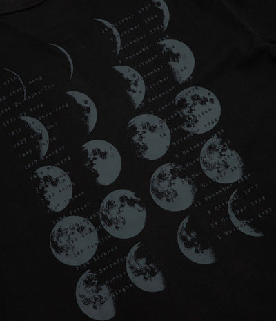 Purple Mountain Observatory Moons Long Sleeve T-Shirt - Black