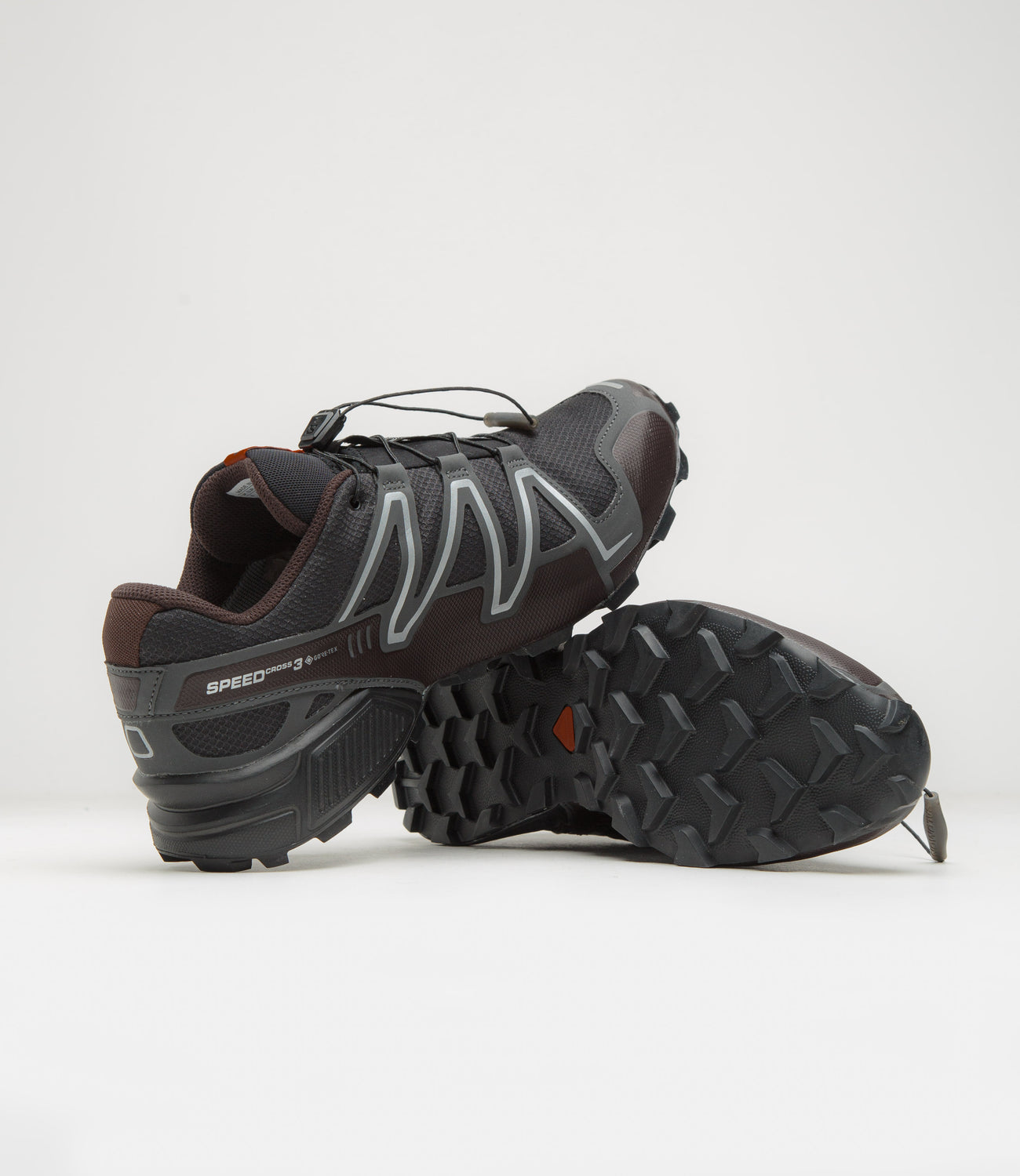 Salomon Speedcross 3 GTX Shoes Black Phantom Black Coffee Flatspot