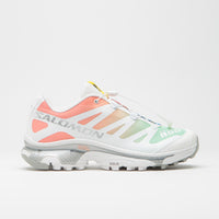 Salomon XT-4 OG Shoes - White / Green Ash / Coral thumbnail