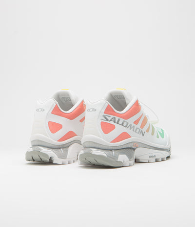 Salomon XT-4 OG Shoes - White / Green Ash / Coral