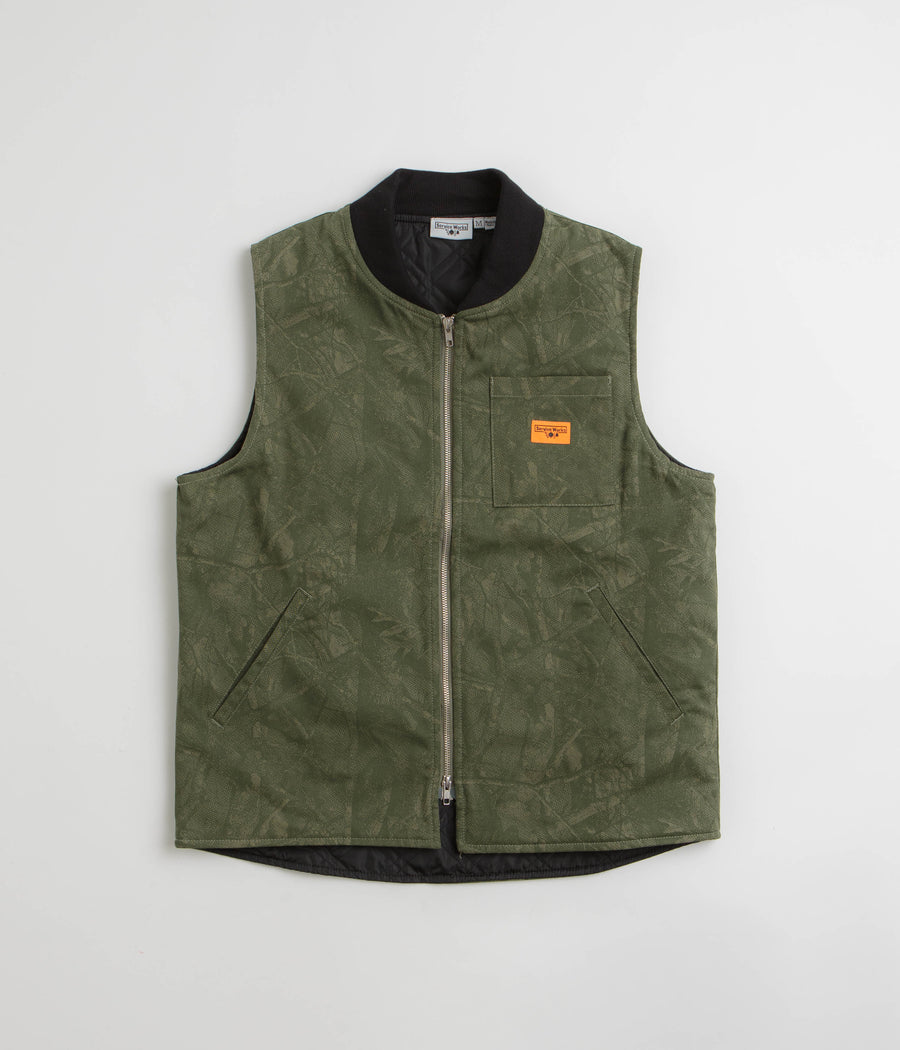 Service Works Xerox Camo Padded Work Vest in Olive