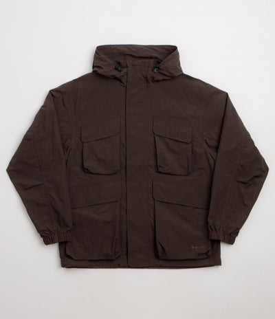 Snow Peak Nylon Double Rip Jacket - Dark Brown