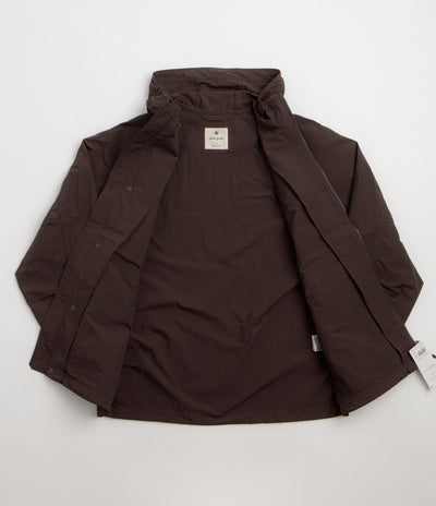 Snow Peak Nylon Double Rip Jacket - Dark Brown