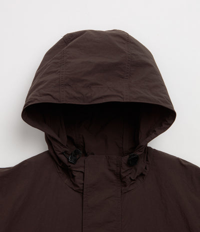 Snow Peak Nylon Double Rip Jacket - Dark Brown