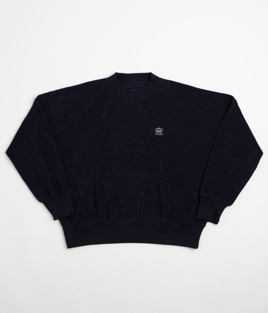 Thames MMXX The P.E. Boucle Sweatshirt in Blue