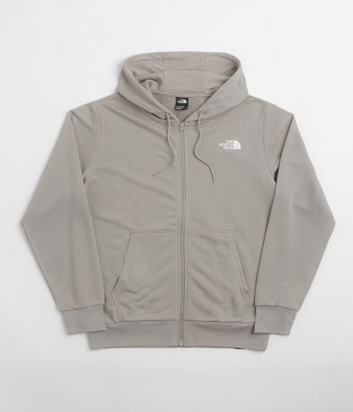 The North Face Simple Dome Light Full Zip Hoodie - Stone Slab