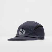 The Trilogy Tapes Clogged Bear Running Cap in Metallic Navy and Black thumbnail