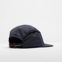 The Trilogy Tapes Clogged Bear Running Cap in Metallic Navy and Black thumbnail