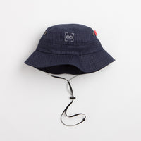 The Trilogy Tapes Dashed Washed Boonie Hat in Blue thumbnail