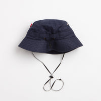 The Trilogy Tapes Dashed Washed Boonie Hat in Blue thumbnail