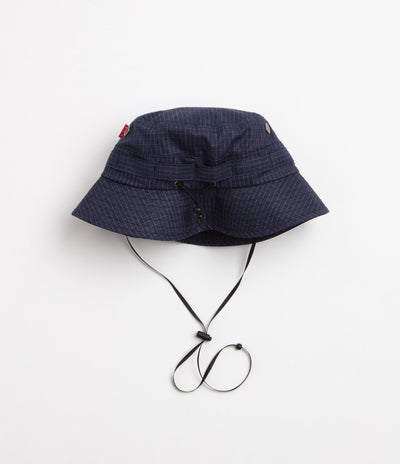 The Trilogy Tapes Dashed Washed Boonie Hat in Blue