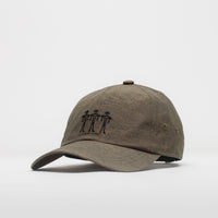 The Trilogy Tapes Dogu Washed Nylon Ripstop Cap in Army thumbnail