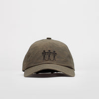 The Trilogy Tapes Dogu Washed Nylon Ripstop Cap in Army thumbnail