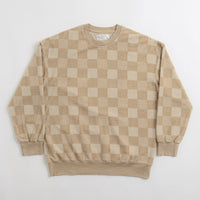 Universal Works Loose Crewneck Sweatshirt in Sand thumbnail