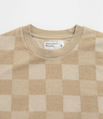 Universal Works Loose Crewneck Sweatshirt in Sand
