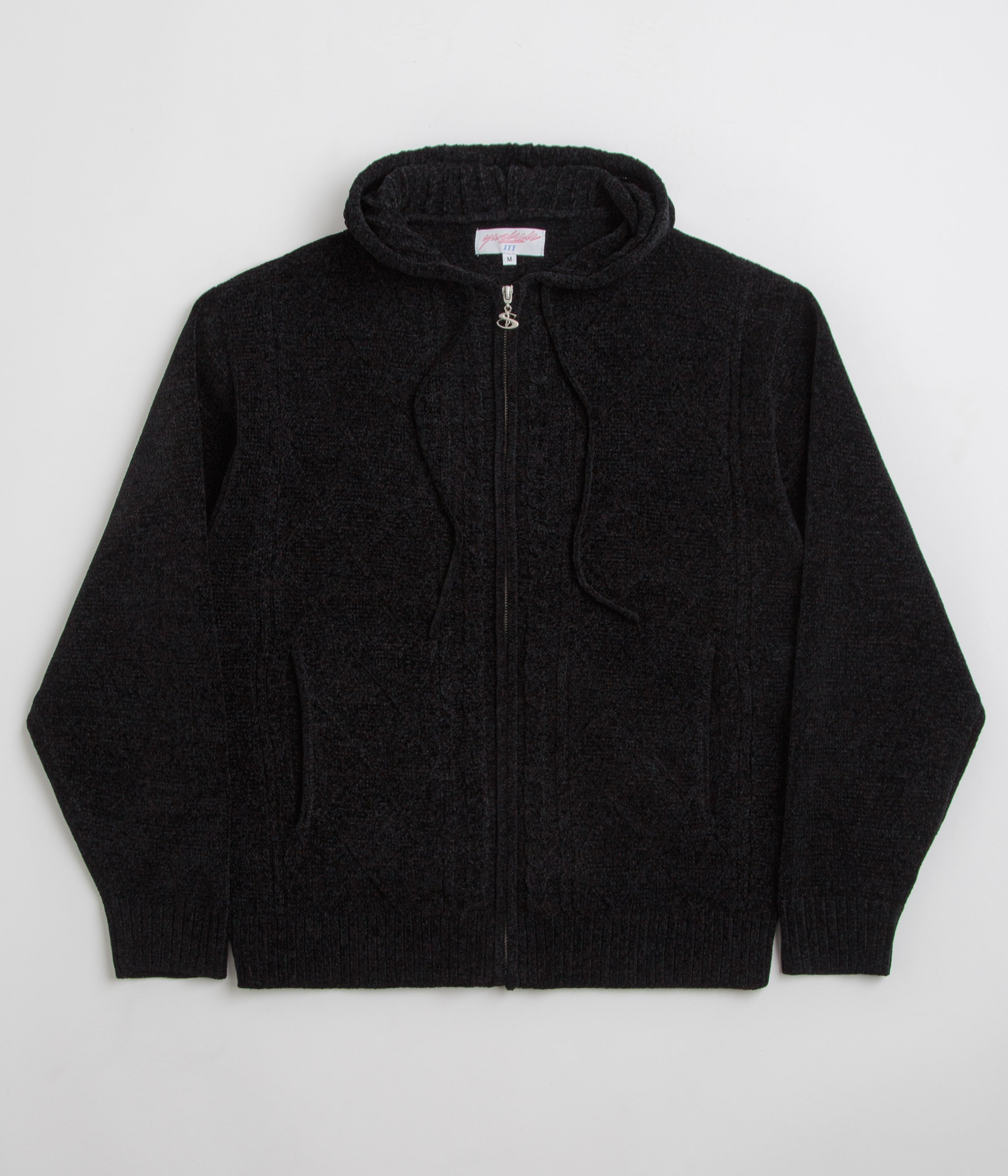Fucking Awesome AOP Stamp Zipped Hoodie - Black | Flatspot
