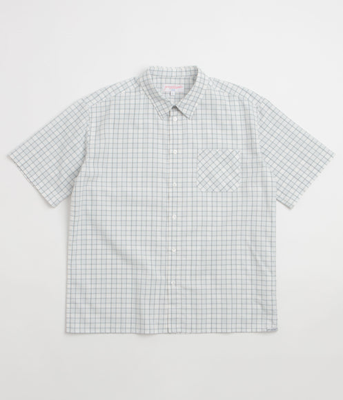 Yardsale Lithium Short Sleeve Shirt - White / Blue / Grey