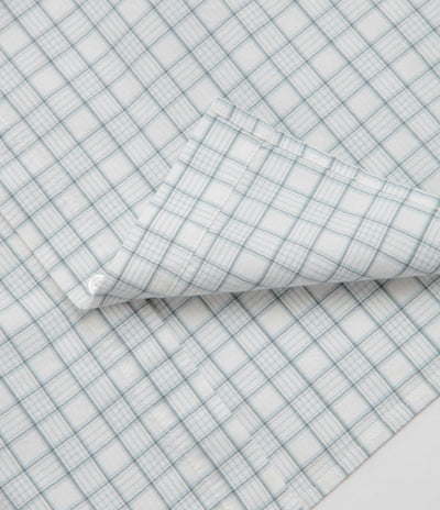 Yardsale Lithium Short Sleeve Shirt in White and Blue / Grey