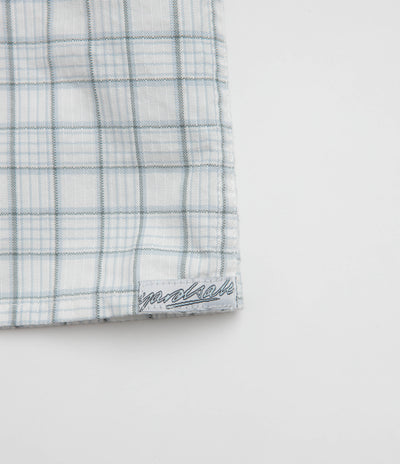 Yardsale Lithium Short Sleeve Shirt in White and Blue / Grey