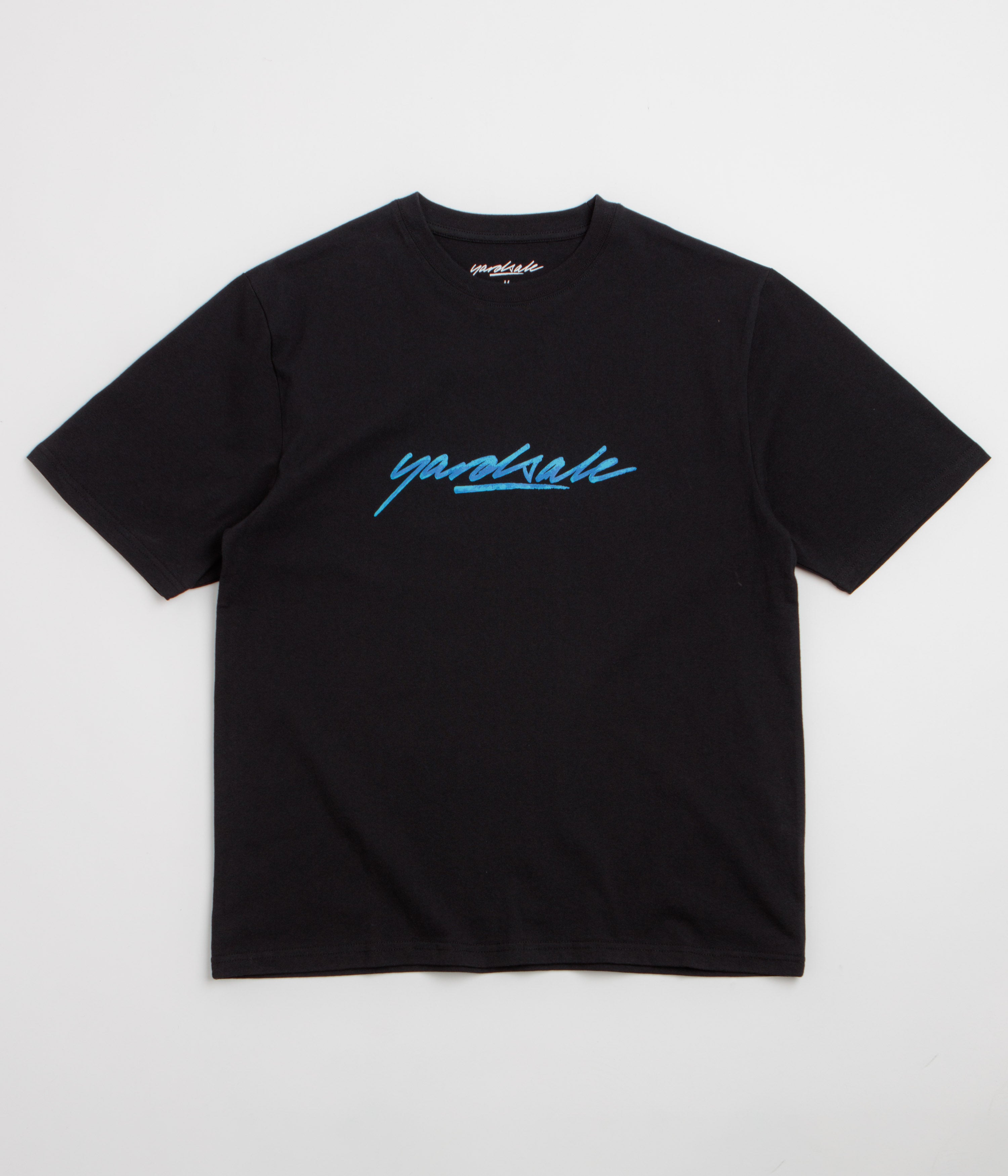 Yardsale Script T-Shirt - Black / Blue