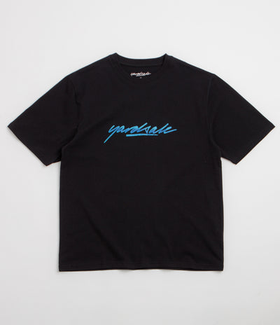 Yardsale Script T-Shirt - Black / Blue