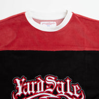 Yardsale Sierra Velour T-Shirt - Black / Red thumbnail