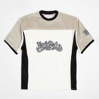 Yardsale Sierra Velour T-Shirt - Cream / Tan thumbnail