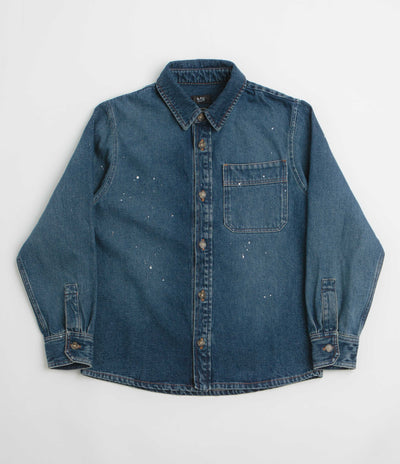 A.P.C. Basile Overshirt in Washed Indigo