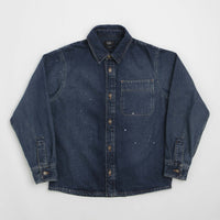 A.P.C. Basile Overshirt in Washed Indigo thumbnail