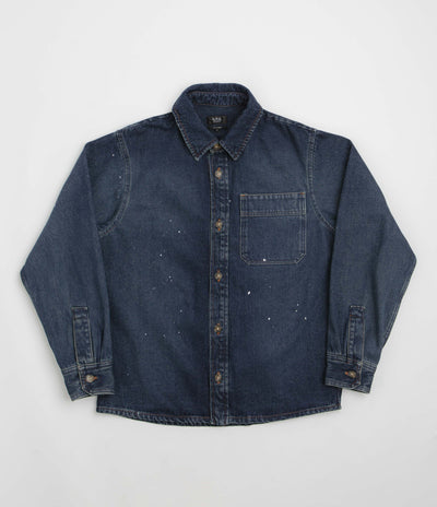 A.P.C. Basile Overshirt in Washed Indigo